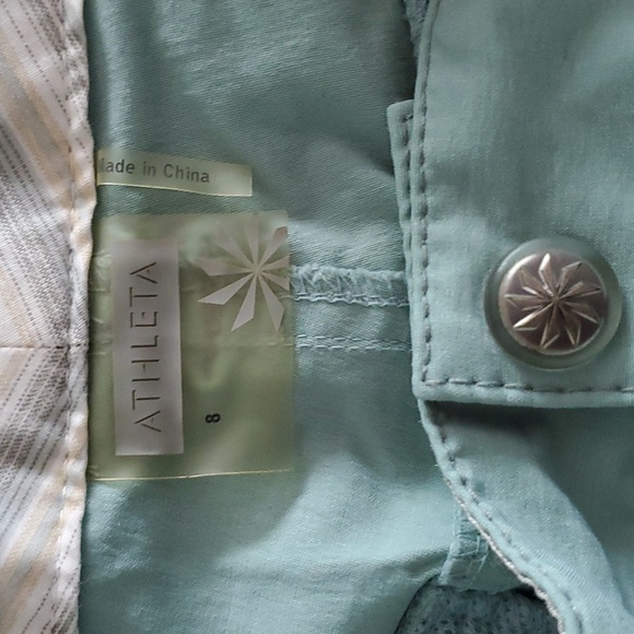 Athleta Seafoam Green Shorts - Picture 4 of 5